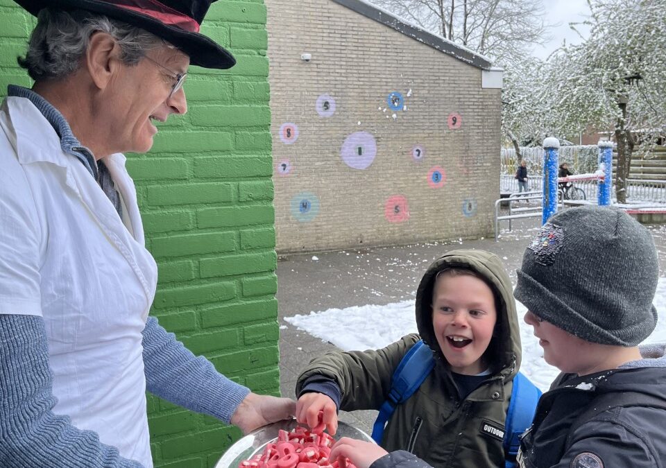 Tanden poetsen op De Horn…1 april 